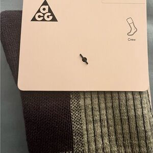 Nike ACG Crew Socks - Black and Green